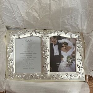 Lenox Ornate Silver Double Frame